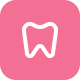 A Tooth icon representing dental care services, oral health focus, and pediatric dentistry specialization and expertise.