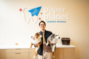 Dr. Christopher Pae, founder and owner of Paper Planes Pediatric Dentistry