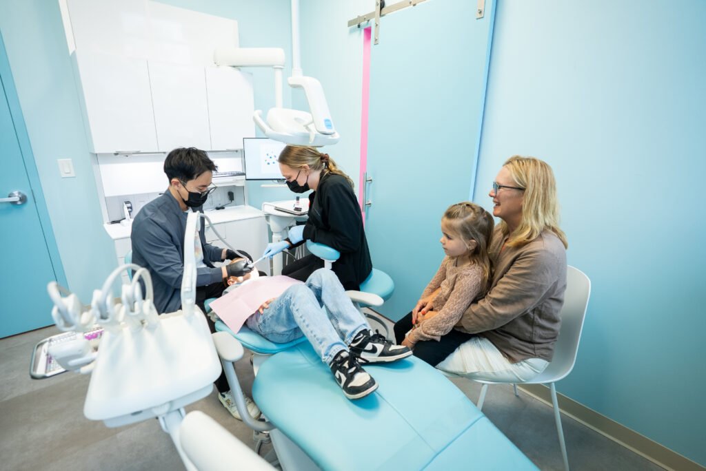 Dr. Pae with patient