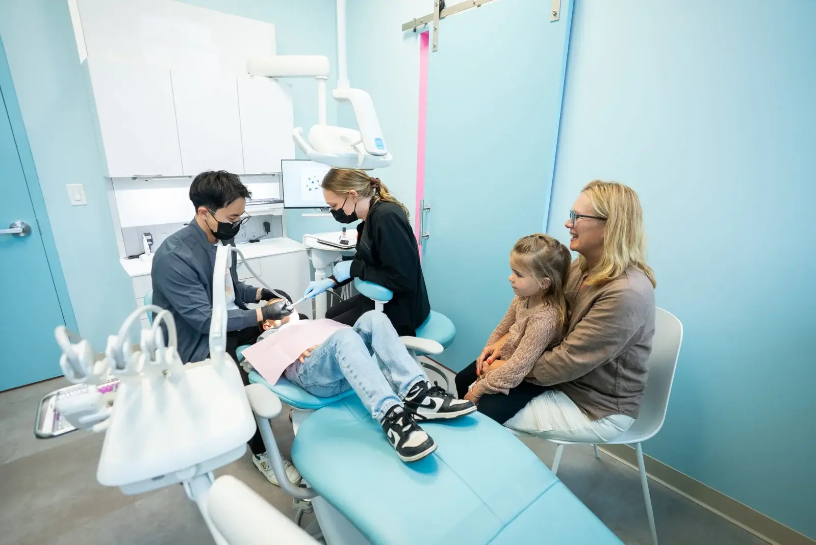 Dr. Pae with patient