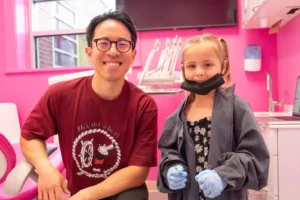 Dr. Pae with baby